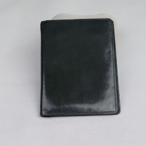 Basf Vintage Leather Address Book Holder With Pencil.